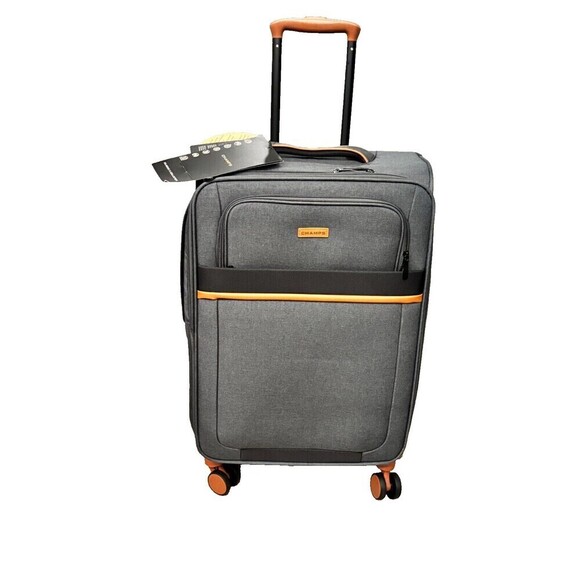 CHAMPS Classic II Collection 1-piece Softside Luggage  suitcase 20”Grey GREY - Picture 2 of 7